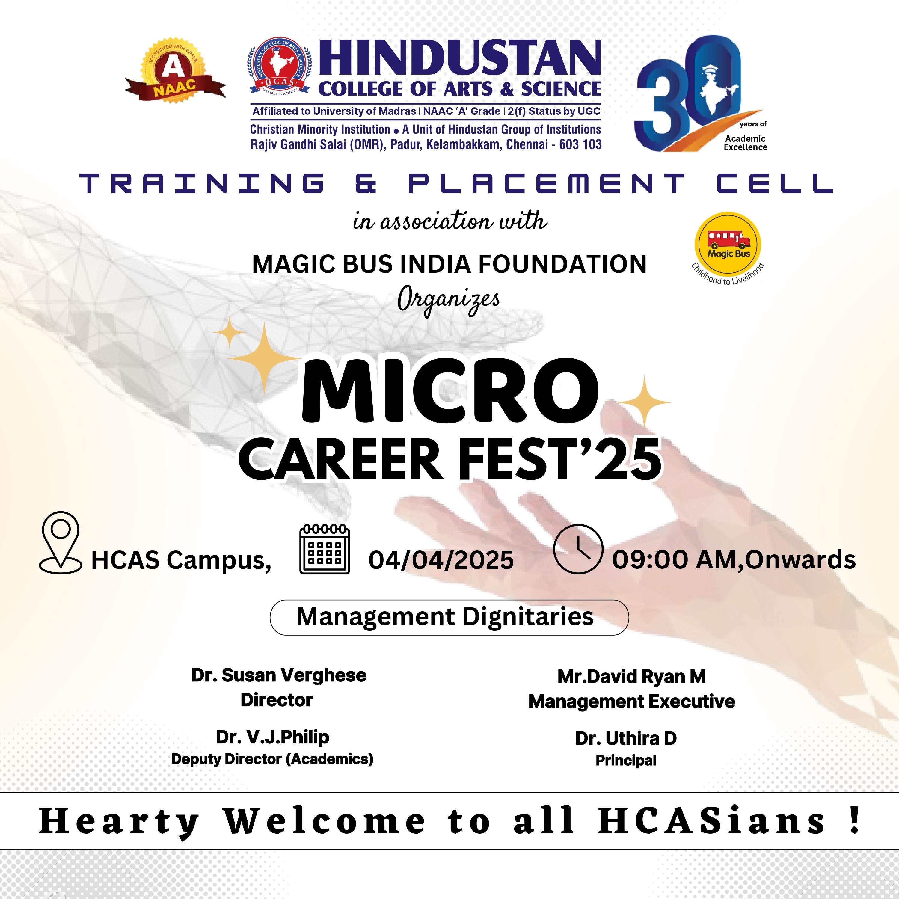 MICRO CAREER FEST '25' ON APRIL 4TH 2025