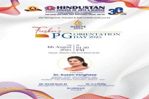 ORIENTATION PROGRAMME FOR POST GRADUATE 2025 BATCH STUDENTS 4th August 2025